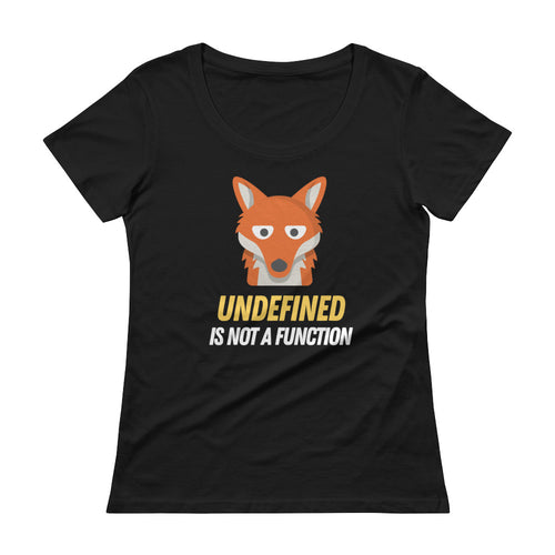 Undefined Is Not A Function Women's Semi-Sheer Scoopneck T-Shirt