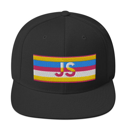 JavaScript Lines Snapback Hat