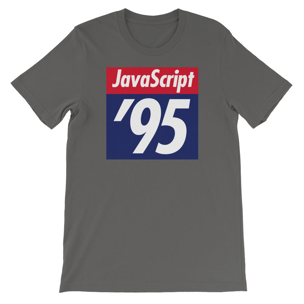 JavaScript '95 Short-Sleeve Unisex T-Shirt