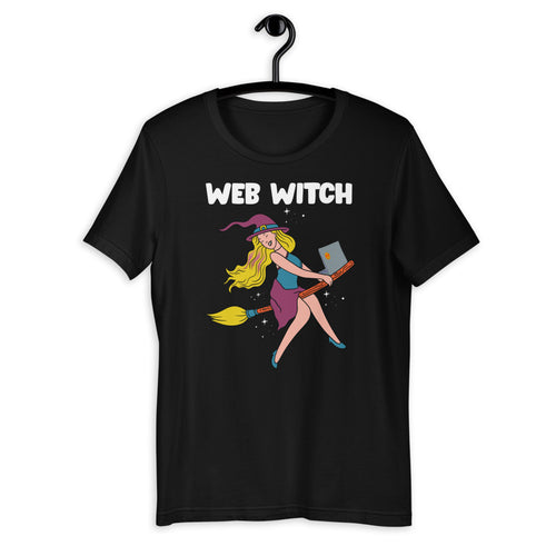 Web Witch Short-Sleeve Unisex T-Shirt