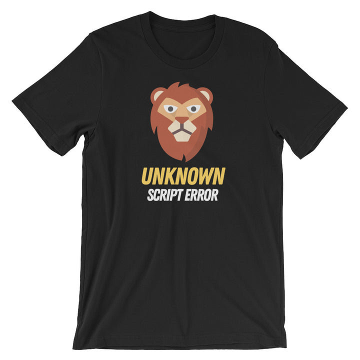 Unknown Script Error Short-Sleeve Unisex T-Shirt