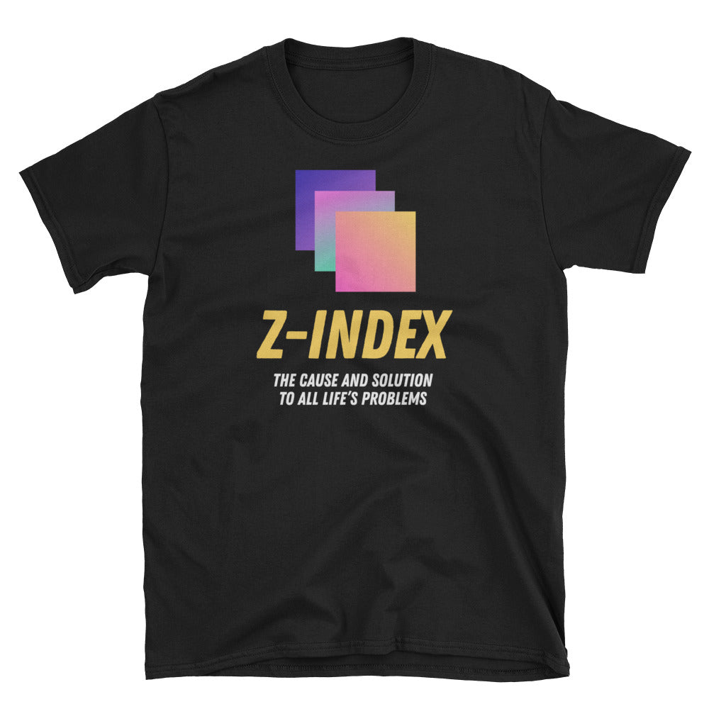 z-index Short-Sleeve Unisex T-Shirt