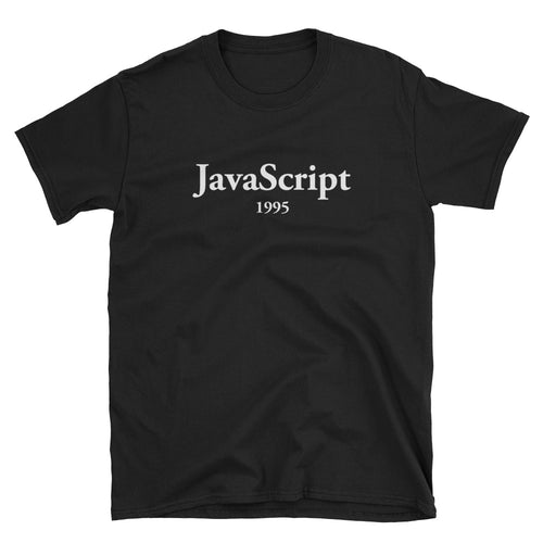 JavaScript - 1995 - Short-Sleeve Unisex T-Shirt
