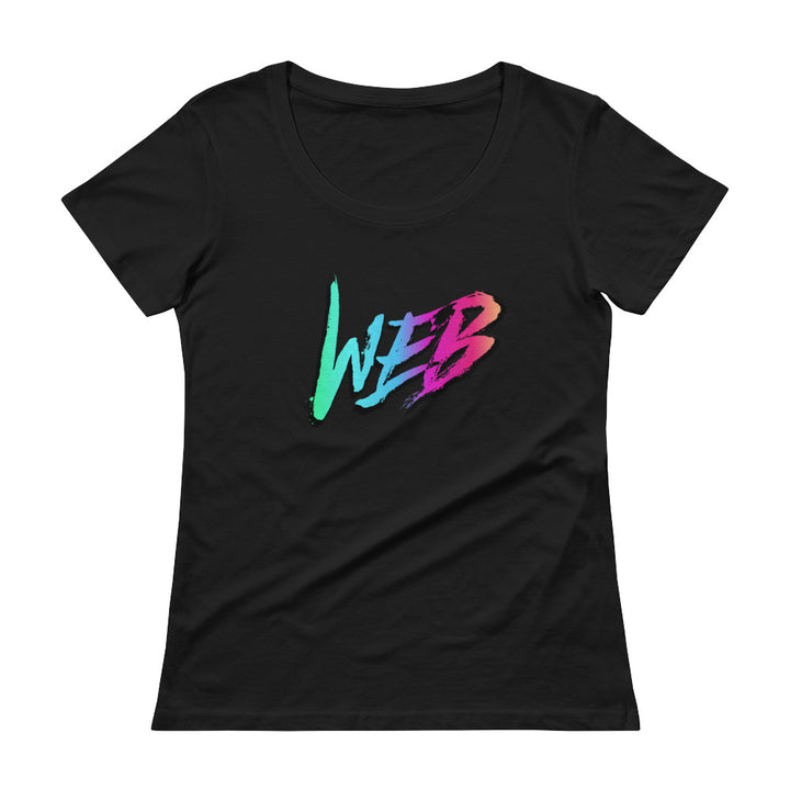 Web Women's Scoopneck T-Shirt