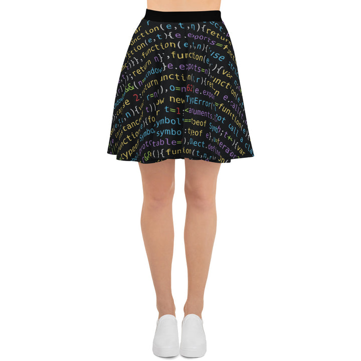 Script Women's Skater Skirt