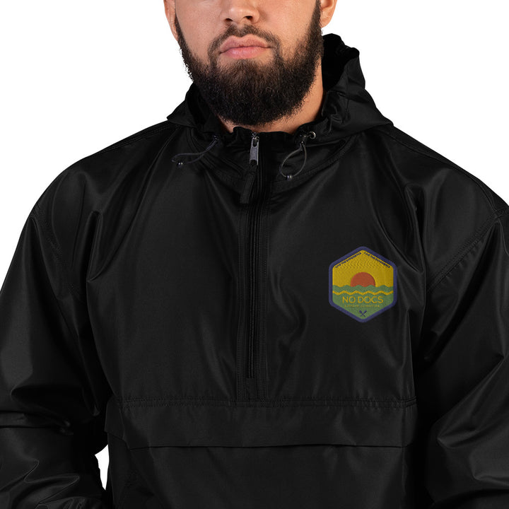 No Docs Extreme Adventure Embroidered Champion Packable Jacket