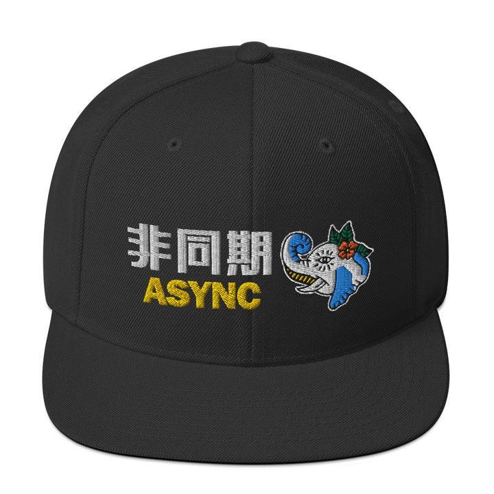 Async 3D Embroidered Snapback Hat