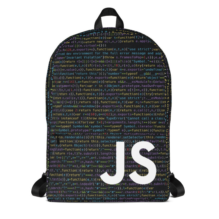 JavaScript Backpack (Limited Edition - Black)