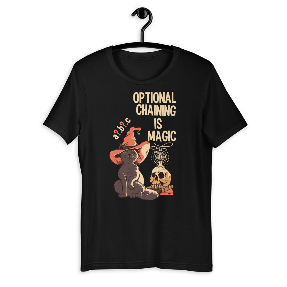 Optional Chaining Is Magic Short-Sleeve Unisex T-Shirt