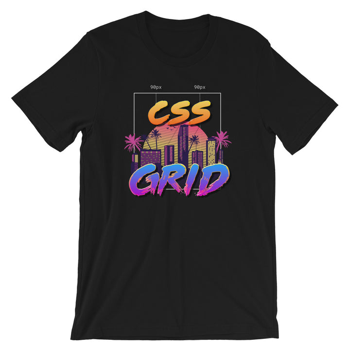 CSS Grid Short-Sleeve Unisex T-Shirt