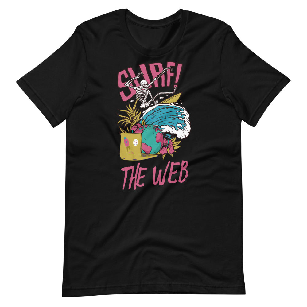 Surf The Web Short-Sleeve Unisex T-Shirt