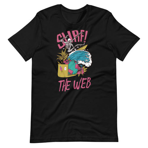 Surf The Web Short-Sleeve Unisex T-Shirt