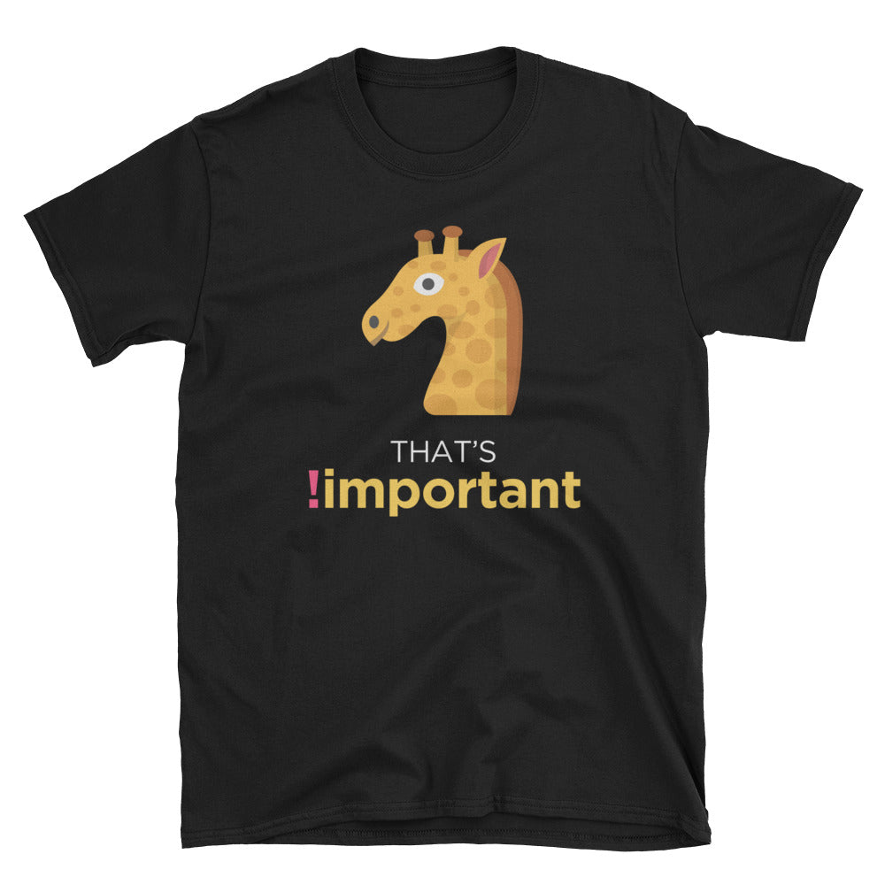 That's !important CSS Short-Sleeve Unisex T-Shirt