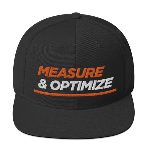 Measure & Optimize Snapback Hat
