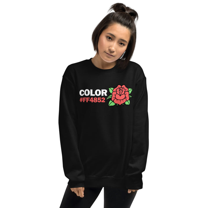 Color Rose Unisex Sweatshirt