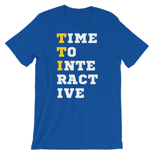 Time to Interactive Short-Sleeve Unisex T-Shirt