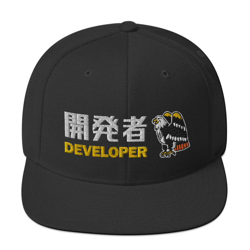Developer 3D Embroidered Snapback Hat