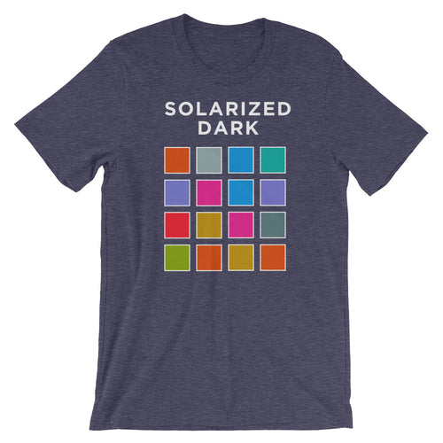 Solarized Dark Short-Sleeve Unisex T-Shirt