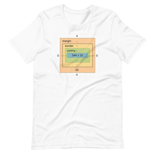 DevTools Box Model Short-Sleeve Unisex T-Shirt