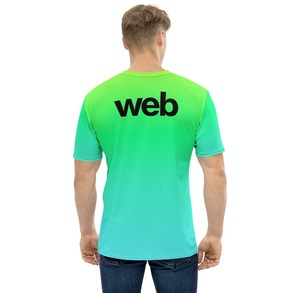 Green Web All-Over T-shirt