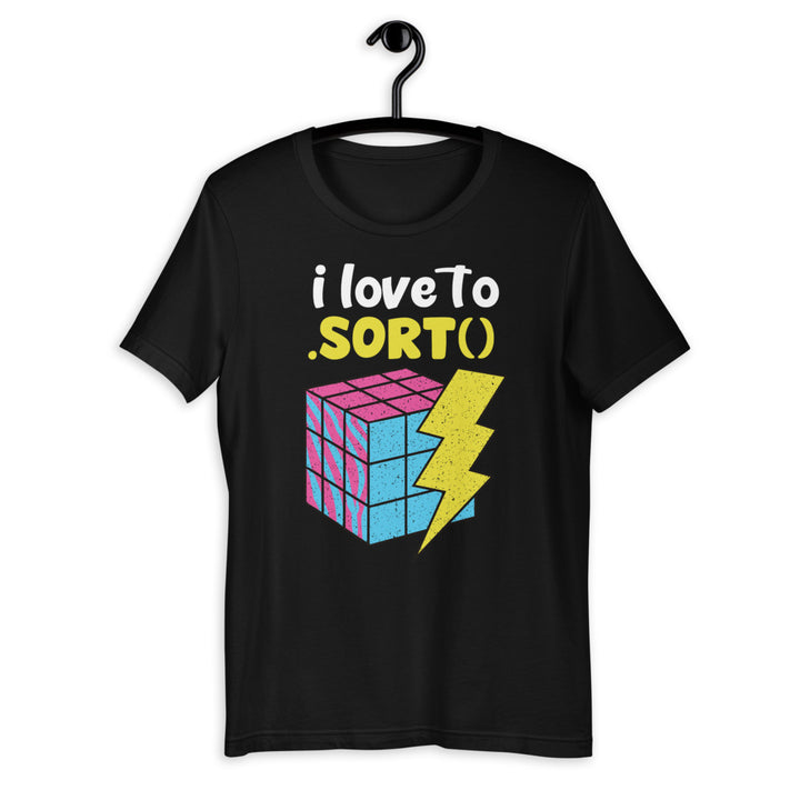 I Love To .sort() Short-Sleeve Unisex T-Shirt