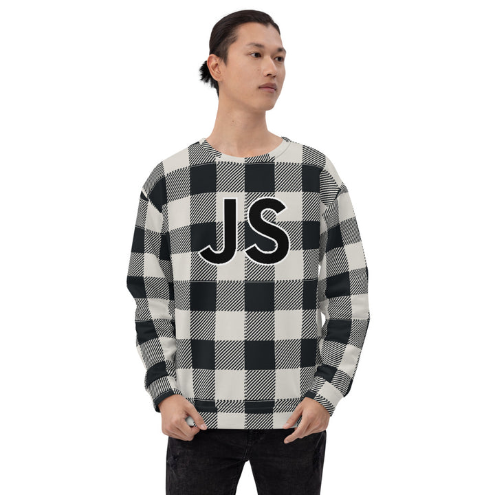 Buffalo Plaid JavaScript Unisex Sweatshirt