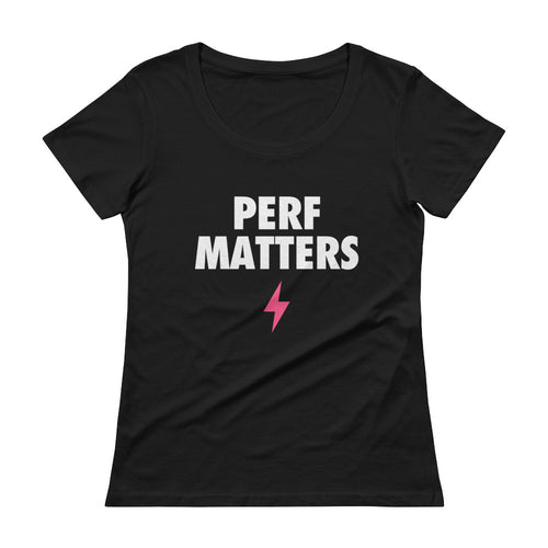 Perf Matters Women's Semi-Sheer Scoopneck T-Shirt