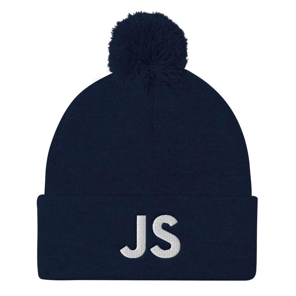 JavaScript Pom Pom Knit Cap